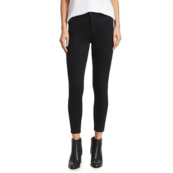 L'AGENCE Black Margot High Rise Skinny Jeans Size 27 x 26 - Picture 1 of 9